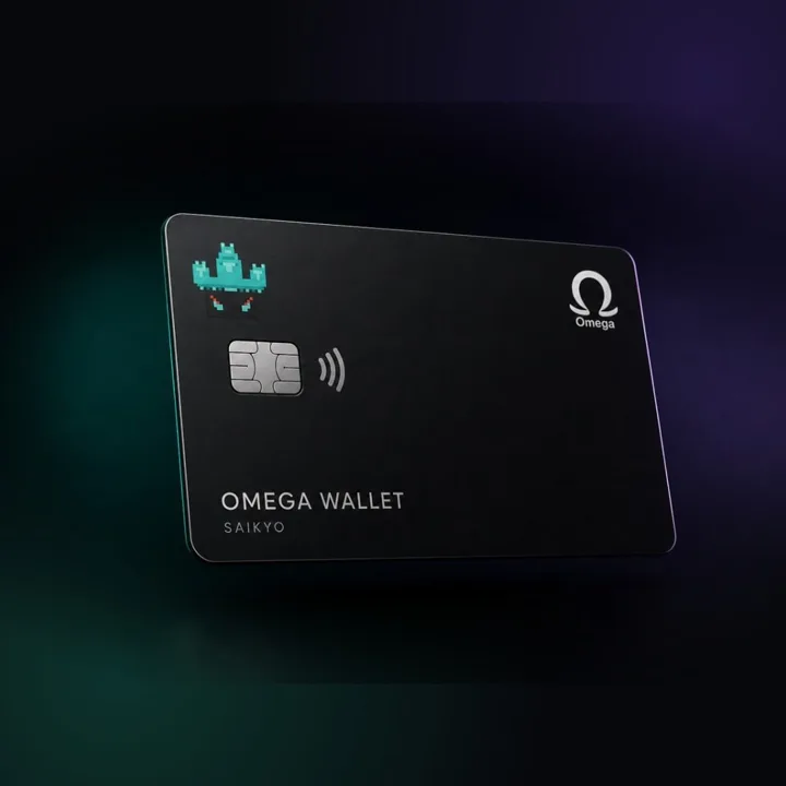 Визуализация карты Omega Wallet, предоставленная партнёром